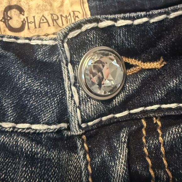 Charme Blue Boot Cut Jeans with Vintage Wash size 27 - Picture 5 of 9